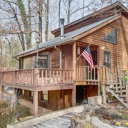 Charming Cabin With Fire Pit And Decks About 7 Mi To Helen Sautee Nacoochee 外观 照片